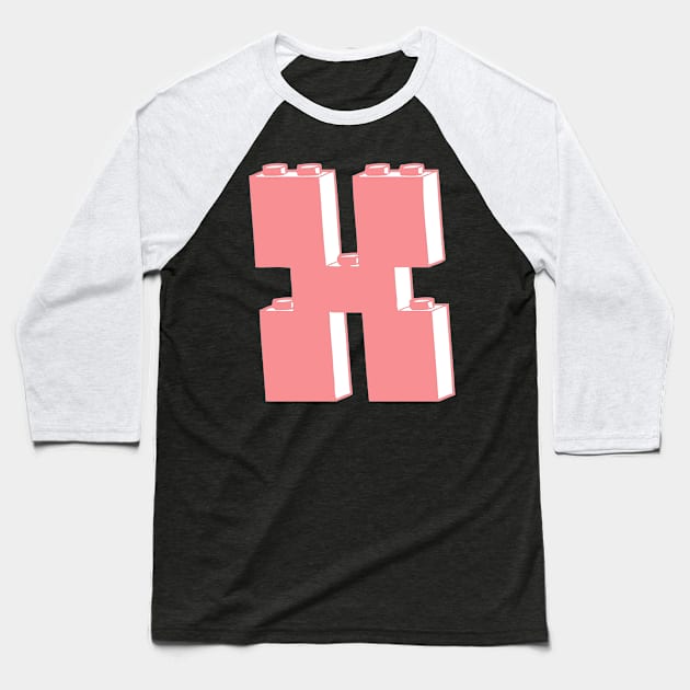 THE LETTER X Baseball T-Shirt by ChilleeW